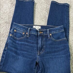 Madewell Women's Straight Leg Jeans - Dark Blue